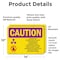 Signmission Radiation & Laser Sign, 10 in H x 14 in W, Vinyl Decal, Rectangle OS-2PACK-CR-D-1014-L-10157 - alternate 5